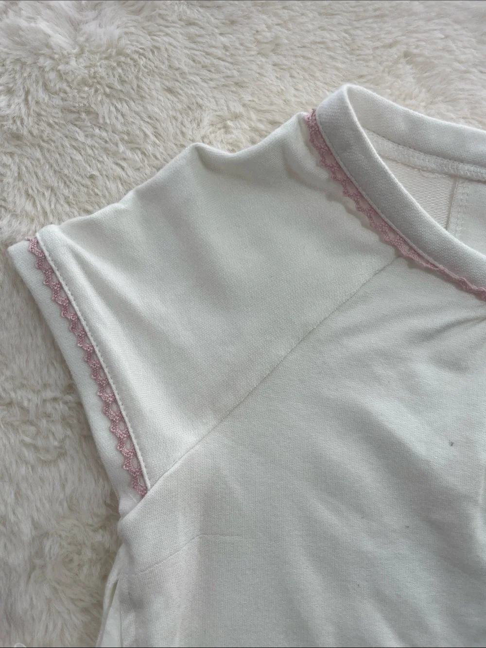 SALE! 25% Off NWT Dylan & Abby Girls White Top and Pink Stripe Leggings Set 5T